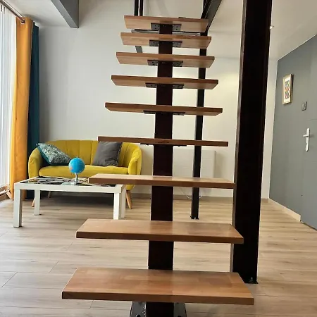 Industrial Loft Gare 2 People Daire *